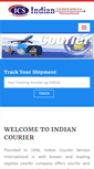 Mobile Screenshot of indiancourier.com